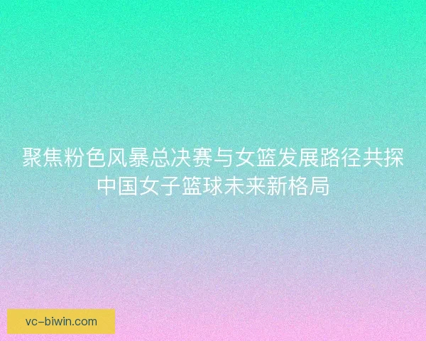 聚焦粉色风暴总决赛与女篮发展路径共探中国女子篮球未来新格局
